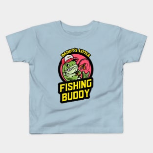 Daddy's Little Fishing Buddy | Cute Fishing Kids T-Shirt